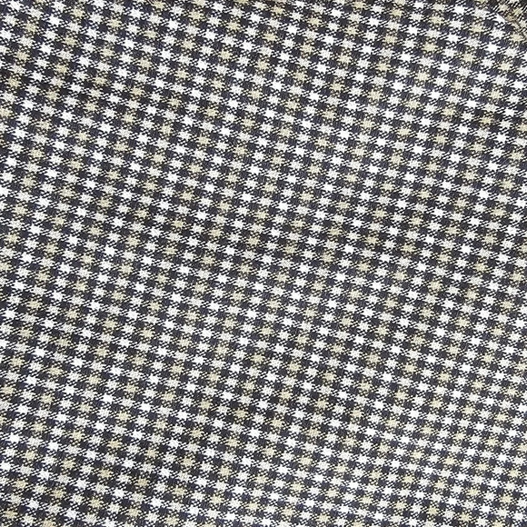 Cream and Tan Skinny Pants with Classic Geometric Design - Picture 4 of 8